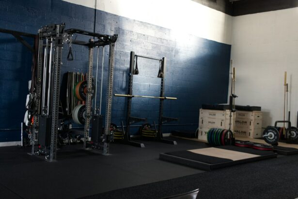 Cable station on a gym floor where cable machine pulley ratios change the load at the handle