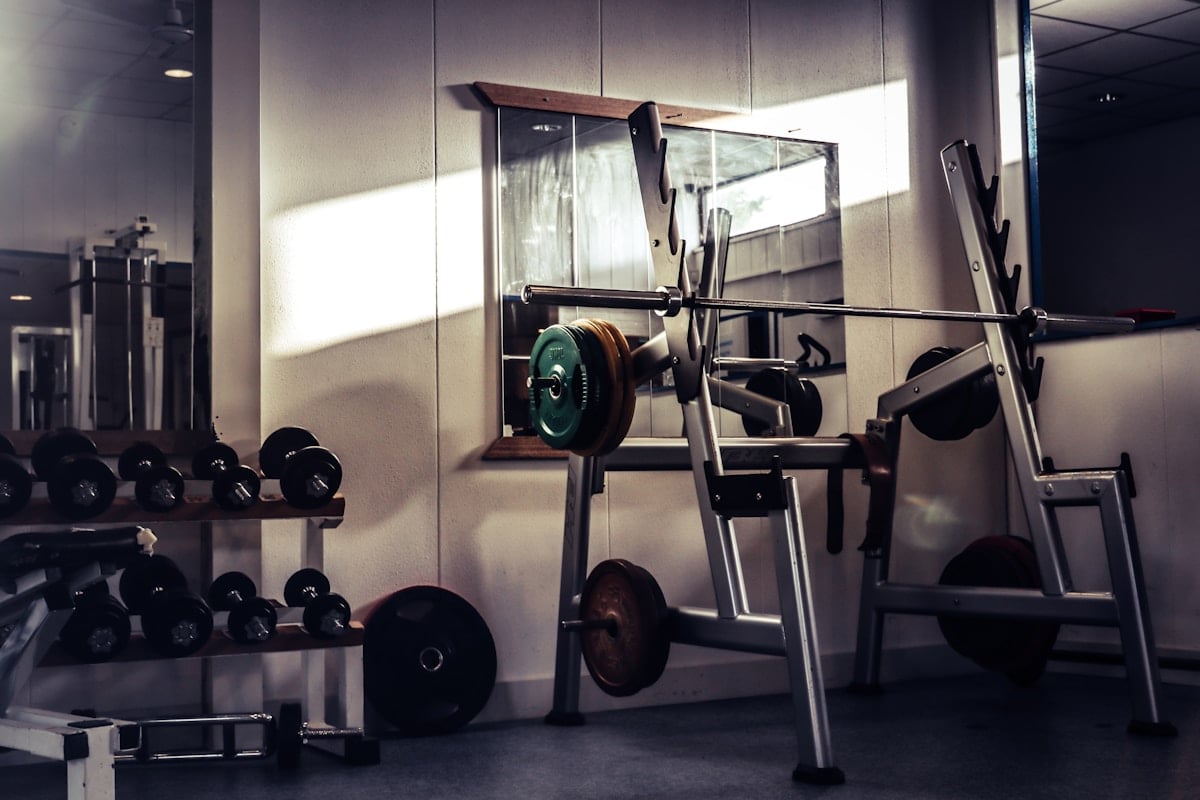 Strength equipment and training space inside a gym; illustrative photograph rather than a featured company's facility.